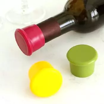Инструмент для домашнего бара 2,3 см, силиконовая крышка для консервации, пробка для шампанского, свежая крышка, уплотнение для еды, дома, случайные конфеты, цвета, крышка от бутылки вина, многоразовая кухня синий