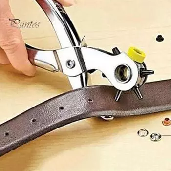 Инструмент для домашнего ремонта, 5 размеров отверстий, щипцы для пробивания отверстий в бумажном ремне, дырокол