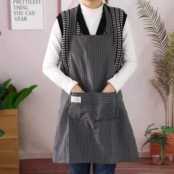 Инструмент для домашней уборки барбекю, аксессуар для художника, кухонные принадлежности, кухонный фартук, парикмахерский фартук серый