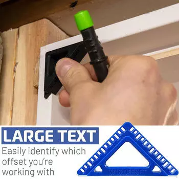 Инструмент для дверной и оконной коробки, аксессуар для самостоятельного изготовления синий