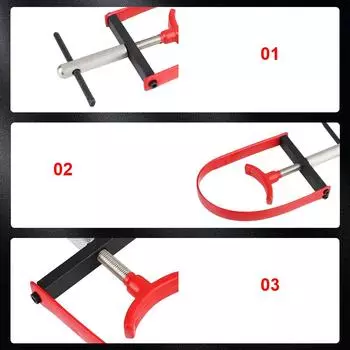 Инструмент для фиксации маховика сцепления Универсальное затягивающее устройство Держатель звездочки Держатель шкива маховика Инструмент для шкива сцепления мотоцикла красный