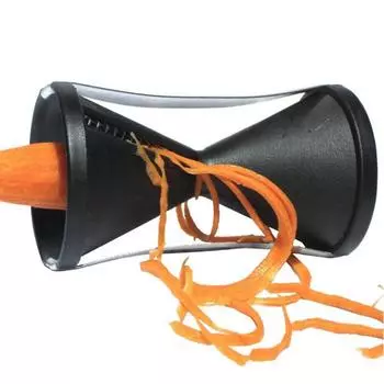 Инструмент для фруктов и овощей кухонный многофункциональный резак для проволоки креативный спиральный воронкообразный резак для проволоки вращающийся овощерезка зелёный