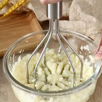 Инструмент для измельчения картофеля на кухне, толкушка для картофеля из нержавеющей стали, ручная машина для измельчения фруктов и овощей под давлением, кухонная дробилка для пищевых продуктов