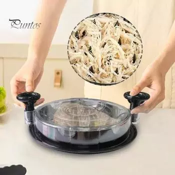Инструмент для измельчения курицы Twist Large Мясорубка Видимый инструмент для измельчения курицы с эргономичной ручкой Измельчитель куриной грудки красный