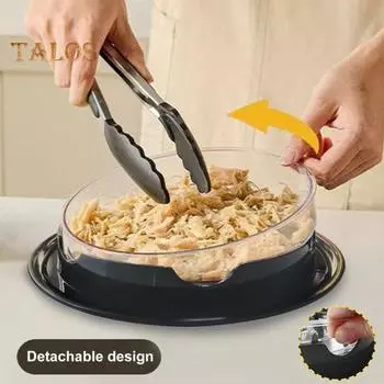 Инструмент для измельчения курицы Twist Large Мясорубка Видимый инструмент для измельчения курицы с эргономичной ручкой Измельчитель куриной грудки красный