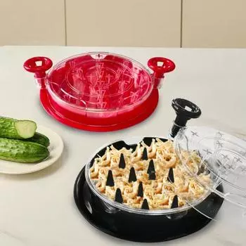 Инструмент для измельчения курицы Twist Large Мясорубка Видимый инструмент для измельчения курицы с эргономичной ручкой Измельчитель куриной грудки красный