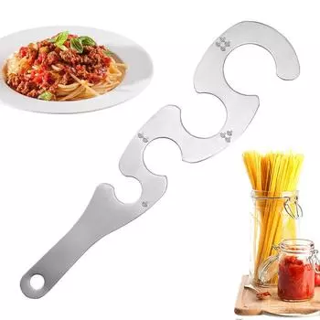 Инструмент для измерения макаронных изделий, нержавеющая сталь, инструмент для измерения спагетти, кухонные гаджеты, линейка для макаронных изделий, помощь детям, мужчинам, женщинам и CHINA