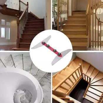 Инструмент для измерения ступеней из сплава, многофункциональный шаблон для ступеней, регулируемый калибр для ступеней от 8 до 16 дюймов