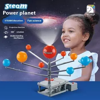 Инструмент для изучения восьми планет, модель солнечной системы, ученик начальной школы, инструмент «галактическая электрическая три сферы», обучающий инструмент по астрономии