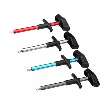 Инструмент для извлечения рыболовных крючков, 9,44-дюймовые рыболовные плоскогубцы для извлечения крючков, Т-образный рыболовный крючок из алюминиевого сплава large синий