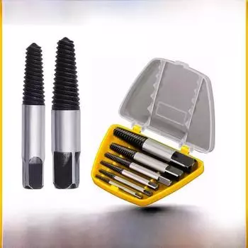 Инструмент для извлечения сломанных винтов и проводов с шестигранной ручкой 5 pieces жёлтый