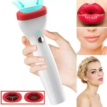 Инструмент для красоты, автоматический инструмент для пухлых губ, электрический пухлый силиконовый инструмент для губ One size белый