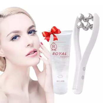 Инструмент для красоты, массажер для похудения лица, Y-образный нежный контурный лифтинг, укрепляющий RF-подтяжка кожи, антивозрастной валик против морщин