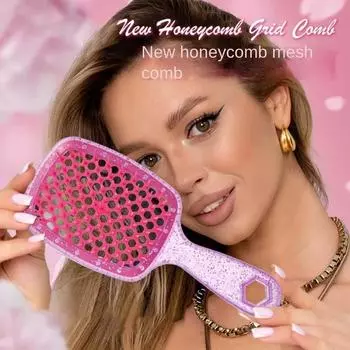 Инструмент для красоты Широкие зубья Массажные расчески для кожи головы Массажная расческа с широкими зубьями и воздушной подушкой Парикмахерская StyleA