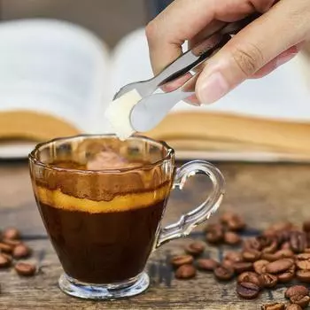 Инструмент для льда из нержавеющей стали, зажим для еды, зажим для барбекю, зажим для льда, зажим для кубиков льда, щипцы для льда, кухонные принадлежности для хлебопечки серебряный