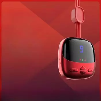 Инструмент для лечения шейного спондилеза шеи, импульсный горячий компресс для шеи, интеллектуальный инструмент для защиты шеи с постоянной температурой, портативный подвесной массажер English красный