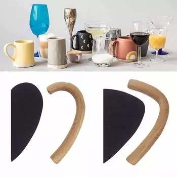 Инструмент для лепки из глины, лепки из глины, изготовления ручек для кружек, гончарного дела, керамического инструмента, формы для ручек 12pcs