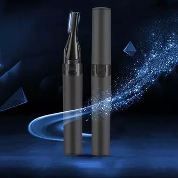 Инструмент для макияжа, средство для удаления волос на лице, электрический триммер для бровей, эпилятор для бровей, женская бритва для бровей чёрный