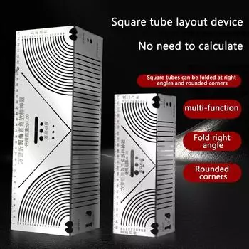 Инструмент для маркировки дуги Precision-Flex Angle, руководство по резке труб, все в одном, измерительный инструмент для сварки и металлообработки 23.5*8.1*7.7cm