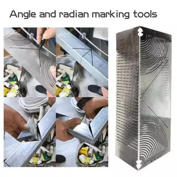 Инструмент для маркировки дуги угла Yousheng, нержавеющий, устойчивый к коррозии, простой в использовании, многоцелевой, измерительный инструмент для резки трубных седел S