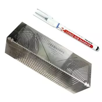 Инструмент для маркировки углов и дуг Инструмент для маркировки изгибов труб для металлообработки