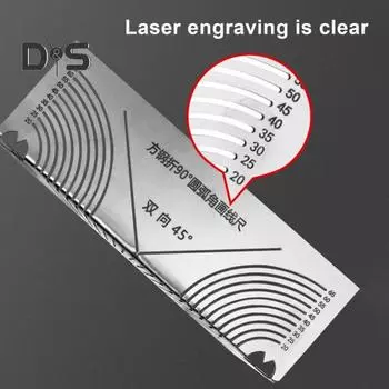 Инструмент для маркировки угловой дуги, инструмент для гибки и сварки квадратных стальных труб под углом 90 градусов, регулируемый линейный дуговой скрайбер для металлообработки S