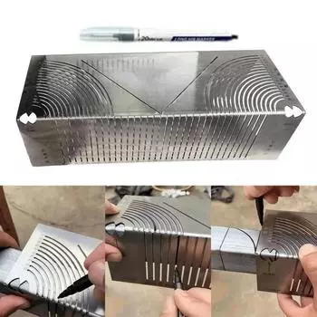 Инструмент для маркировки угловой дуги. Нержавеющий, устойчивый к коррозии. Точное мастерство. Эргономичный дизайн. Простой в использовании инструмент для маркировки угловой дуги. S