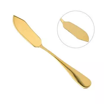 Инструмент для масла Ложка для нанесения джема Ложка для мазка DIY Золотая серебряный
