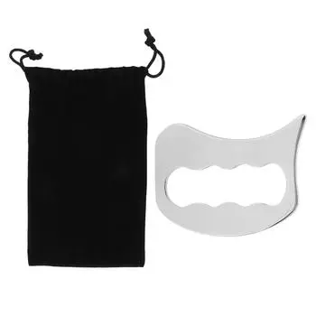 Инструмент для массажа гуаша соскребающий, нержавеющая сталь, усовершенствованный скребок для мышц для мобилизации мягких тканей