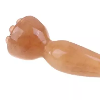 Инструмент для массажа Лотос Гуаша для нефритового камня для массажа лица, скребковая терапия кожи S