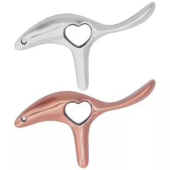 Инструмент для массажа триггерных точек из нержавеющей стали, глубокий массаж тканей, универсальный рефлексологический инструмент для рук Silver