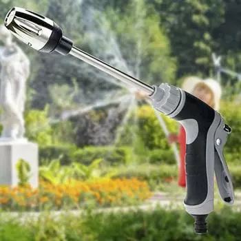 Инструмент для мойки автомобилей высокого давления с вращающейся на 360 градусов насадкой, быстроразъемными соединениями, герметичными аксессуарами для мойки высокого давления черный серый
