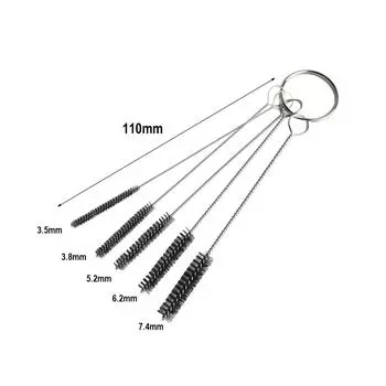 Инструмент для мытья лобового стекла Удобный и эффективный инструмент для чистки форсунок омывателя лобового стекла автомобиля с 11 размерами щеток и игл CHINA