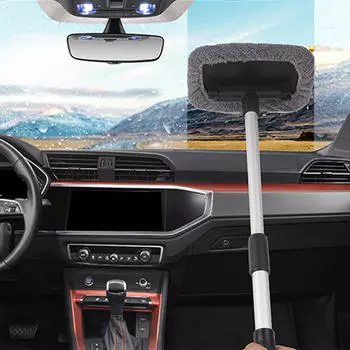 Инструмент для мытья окон автомобиля Стеклоочиститель Сильный водопоглощающий Нескользящий Выдвижная ручка 180