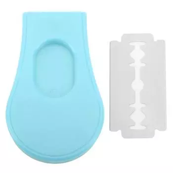 Инструмент для надрезки лезвий для хлеба с хромой ручкой Эргономичный магнитный резак для хлеба Нож для надрезки хлеба для Blue