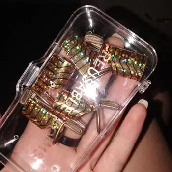 Инструмент для наращивания ногтей, подставка для пальцев, маникюрный C-образный изогнутый направляющий выступ, маникюрный инструмент None