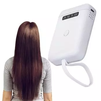 Инструмент для наращивания волос с УФ-лампой, 6 шт. 405 нм, светодиодные лампы для наращивания, портативная УФ-лампа для домашнего салона, быстрая сушка парика white