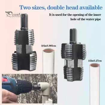 Инструмент для нарезания резьбы для труб из быстрорежущей стали, устойчивый к коррозии, монтаж крана, аксессуары для нарезания резьбы для труб серебряный