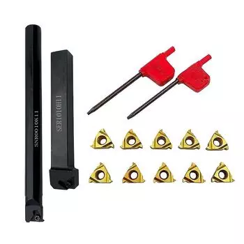 Инструмент для нарезания резьбы на токарном станке Внешний внутренний держатель со вставками Набор ключей 11ER AG60