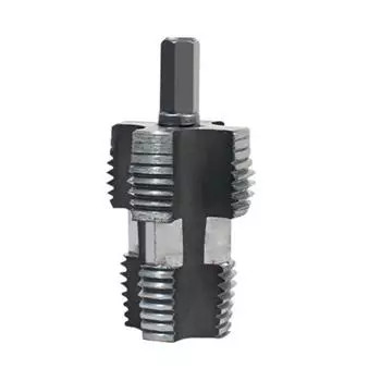 Инструмент для нарезания резьбы на трубе Yousheng, быстрорежущая сталь, устойчивая к коррозии, монтаж крана, аксессуары для нарезания резьбы на трубе серебряный