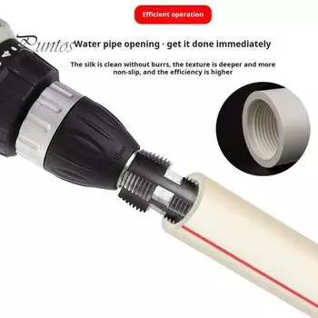Инструмент для нарезания резьбы Нержавеющий Простая установка Чистая Точная резьба Ручная нарезка резьбы Сантехнические принадлежности для кранов B