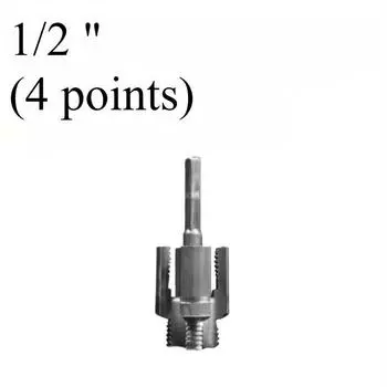Инструмент для нарезки резьбы на трубах, совместимый с электродрелью, набор клуппов для труб 1/2 3/4 , инструменты для нарезания резьбы на трубах, интегрированный инструмент для нарезания внутренней и внешней резьбы на трубах A