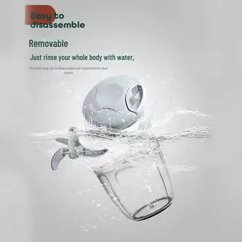 Инструмент для обработки чеснока: Удары, рывки, избиения и резка! Regular version (170 ml) белый