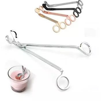 Инструмент для обрезки масляных ламп Ножницы для фитиля свечи Аксессуары для свечей Резак для фитиля свечи чёрный