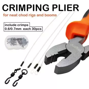 Инструмент для обжима карповых оснасток и стрел для аккуратного чод-рига, подходит для фторуглеродных жестких поводков, аксессуары для изготовления чод-ригов