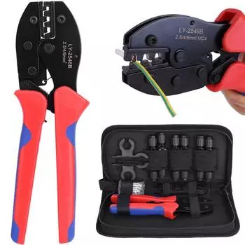 Инструмент для обжима солнечных батарей Солнечная панель PV-кабельные вилки Разъемы Щипцы для обжима проводов Crimping Pliers Set A
