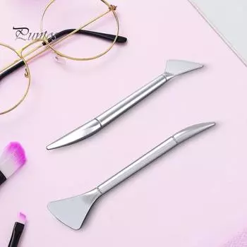 Инструмент для очистки черных точек, нержавеющая сталь, шпатель для очистки пор, скребок для лица для женщин, легкий уход за кожей, экстрактор акне, инструмент для глубокой очистки пор 1pc серебряный