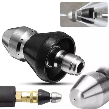 Инструмент для очистки канализационных труб, насадка высокого давления, дренажные шнеки, инструменты для выемки и очистки канализационных труб для прочистки труб, средство для удаления дренажных засоров One Size