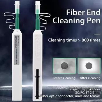 Инструмент для очистки оптоволокна. Полезный антистатический эффективный карандаш для очистки волокна. Очиститель оптоволокна. Инструмент для очистки ручки. Инструмент для очистки оптоволокна. белый