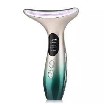 Инструмент для омоложения кожи, лифтинг и подтяжка лица, шеи, антивозрастной артефакт, звуковой вибрационный массажер для лица, косметическое устройство белый